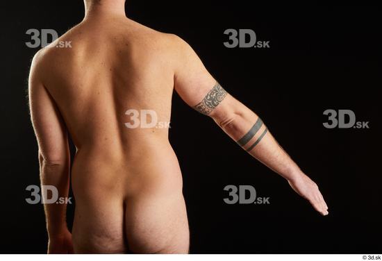 Arm Back Man White Nude Average Studio photo references