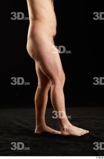 Leg Man White Nude Average Studio photo references