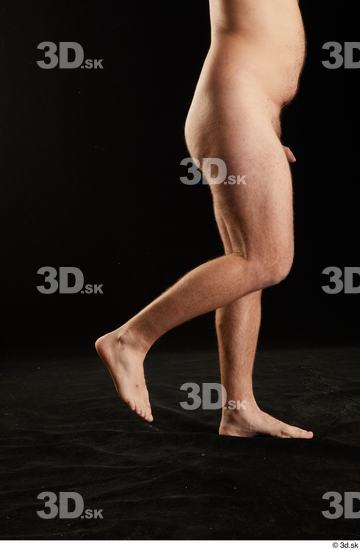 Calf Man White Nude Average Studio photo references