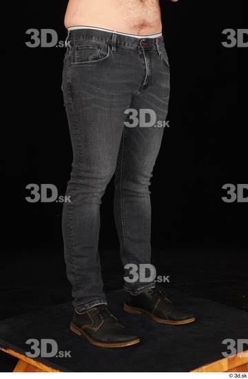 Leg Man White Casual Shoes Jeans Average Studio photo references