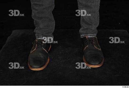 Foot Man White Casual Shoes Average Studio photo references