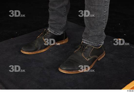 Foot Man White Casual Shoes Average Studio photo references
