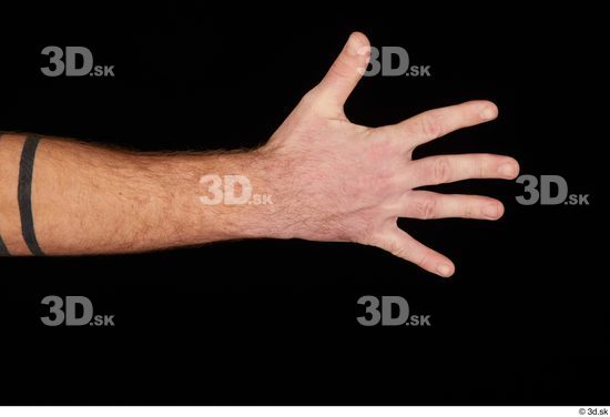 Hand Man White Nude Average Studio photo references