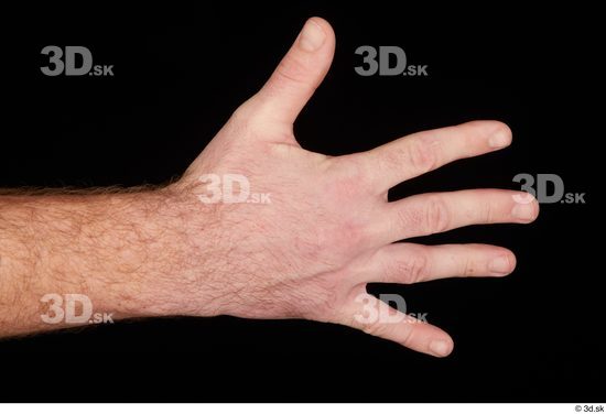 Hand Man White Nude Average Studio photo references