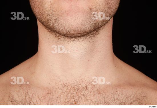 Neck Man White Nude Average Studio photo references