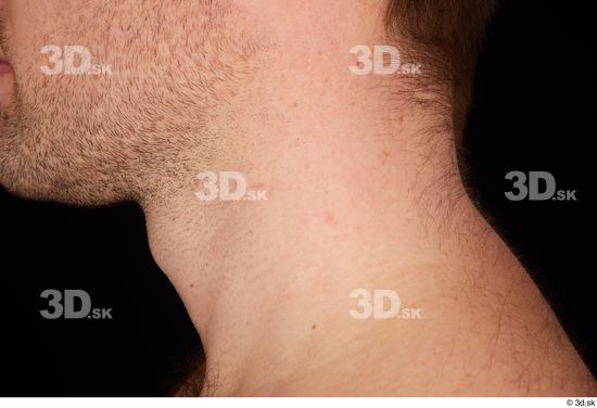 Neck Man White Nude Average Studio photo references