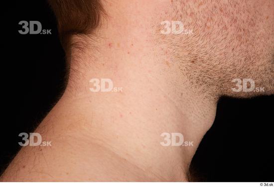 Neck Man White Nude Average Studio photo references