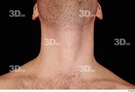 Neck Man White Nude Average Studio photo references