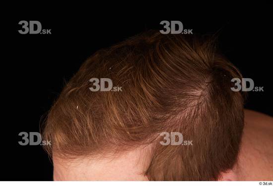 Hair Man White Average Studio photo references