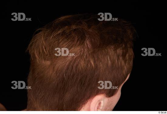 Hair Man White Average Studio photo references