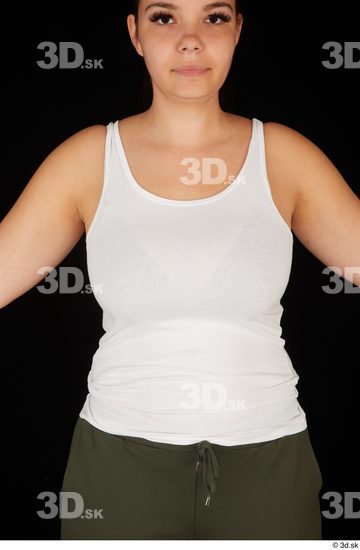 Woman White Chubby Female Studio Poses