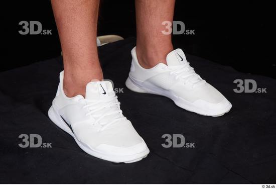 Foot Man White Sports Muscular Studio photo references