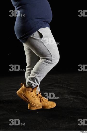 Leg Man White Sports Overweight Studio photo references