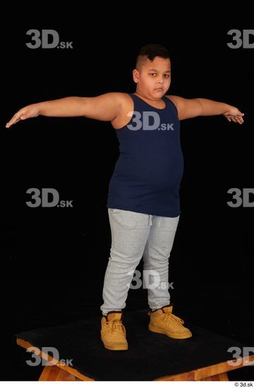 Whole Body Man T poses White Sports Overweight Standing Top Studio photo references