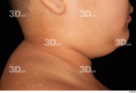 Neck Man White Nude Overweight Studio photo references