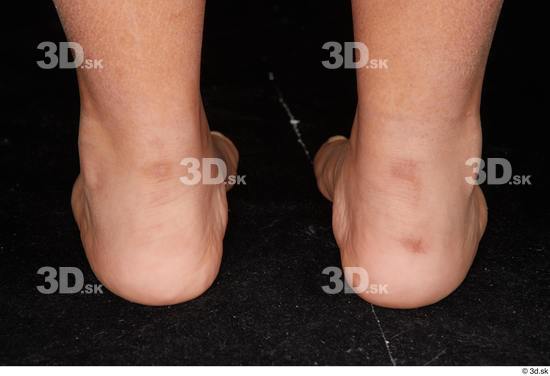 Foot Man White Nude Overweight Studio photo references