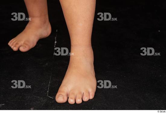 Foot Man White Nude Overweight Studio photo references