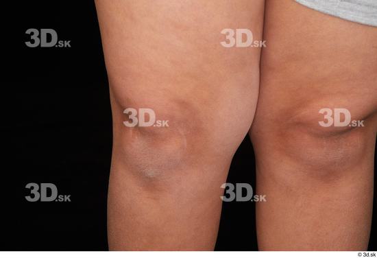 Knee Man White Nude Overweight Studio photo references