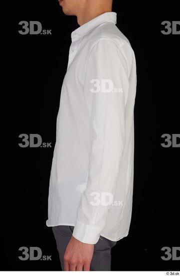 Arm Upper Body Man White Shirt Slim Studio photo references