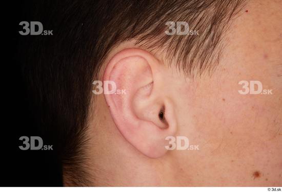 Ear Man White Slim Studio photo references