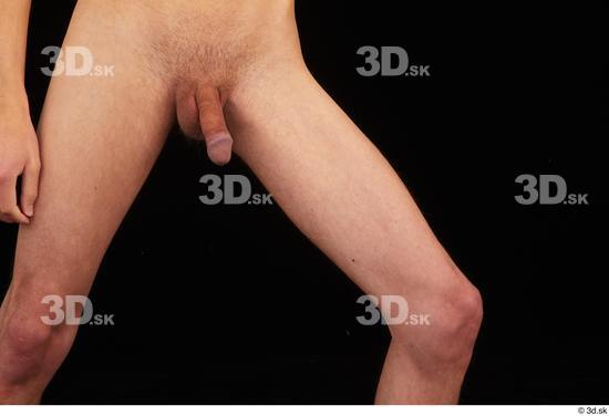 Thigh Man White Nude Slim Studio photo references