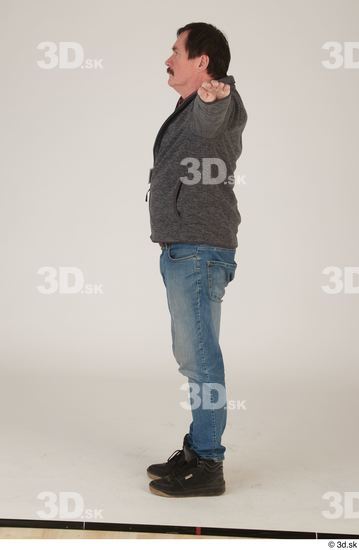 Whole Body Man T poses White Casual Average Standing Street photo references