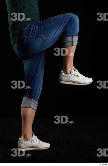 Leg Man White Jeans Slim Studio photo references