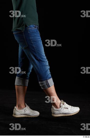 Leg Man White Jeans Slim Studio photo references