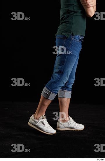 Leg Man White Jeans Slim Studio photo references