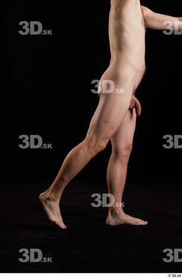 Leg Man White Nude Slim Studio photo references