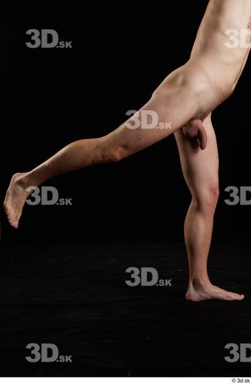 Leg Man White Nude Slim Studio photo references