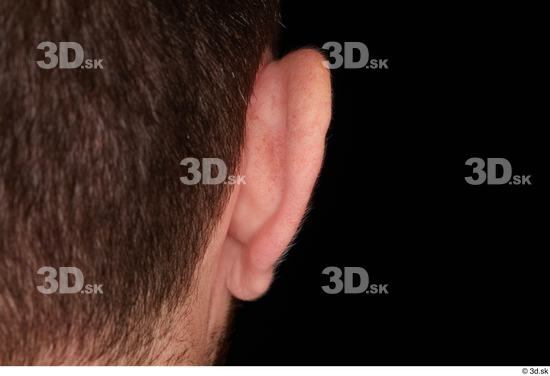 Ear Man White Slim Studio photo references