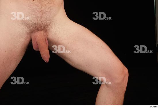 Thigh Man White Nude Slim Studio photo references