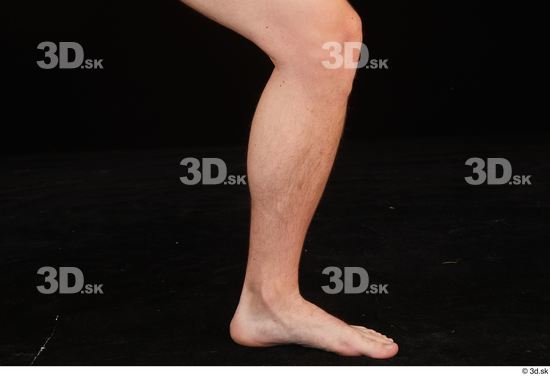 Calf Man White Nude Slim Studio photo references