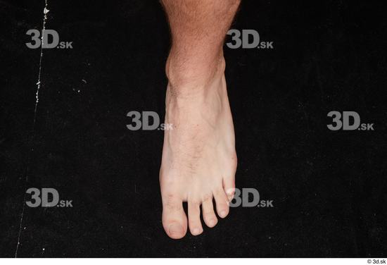 Foot Man White Nude Slim Studio photo references