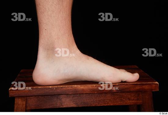 Foot Man White Nude Slim Studio photo references