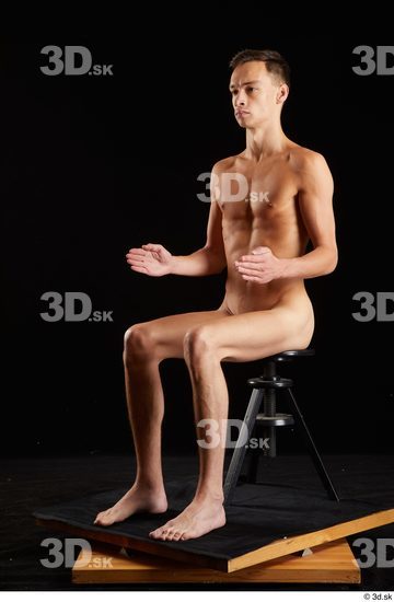 Alessandro Katz  nude sitting whole body  jpg