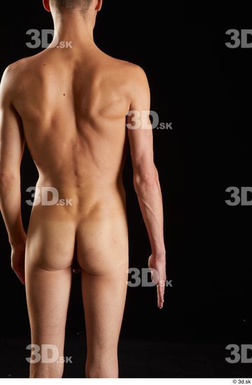 Alessandro Katz  arm back view flexing nude  jpg