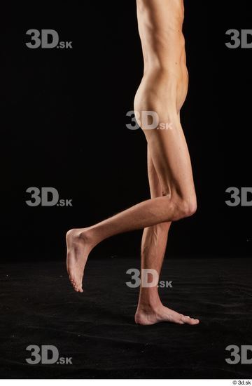 Alessandro Katz  flexing leg nude side view  jpg
