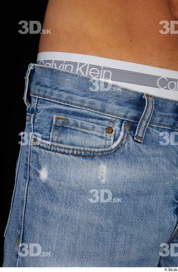 Hips Man Casual Jeans Slim Studio photo references