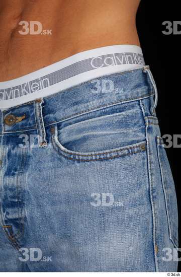 Hips Man Casual Jeans Slim Studio photo references