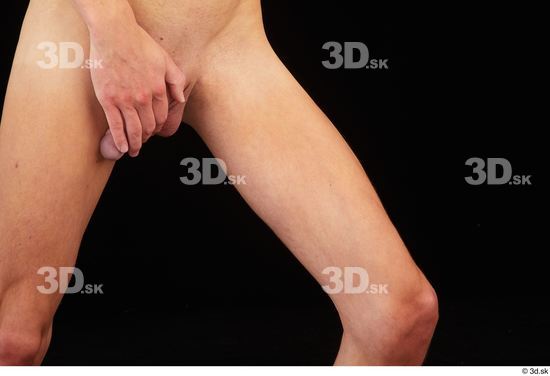 Thigh Man Nude Slim Studio photo references