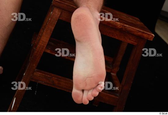 Foot Man Nude Slim Studio photo references