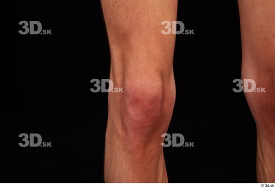 Knee Man Nude Slim Studio photo references