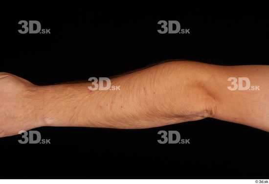 Forearm Man White Nude Chubby Studio photo references