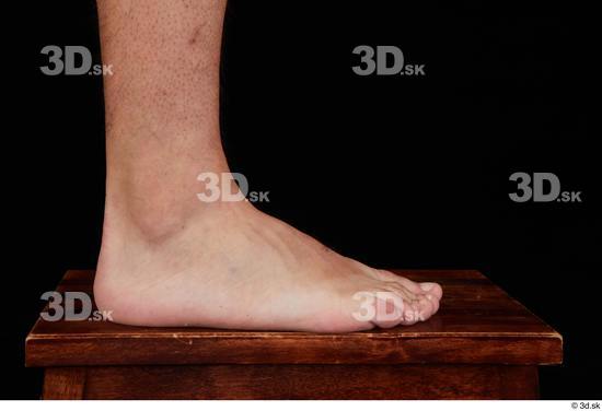 Foot Man White Nude Chubby Studio photo references