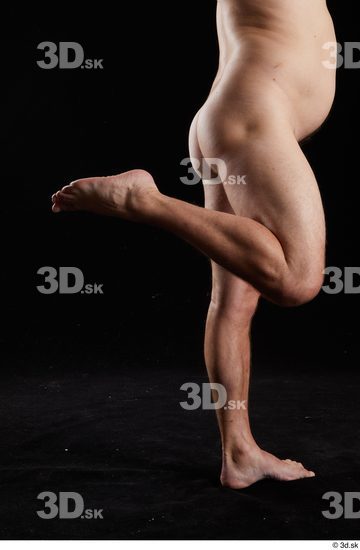 Calf Man White Nude Chubby Studio photo references