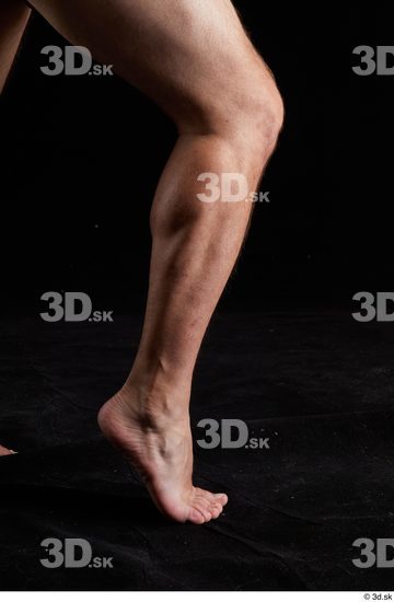 Calf Man White Nude Chubby Studio photo references