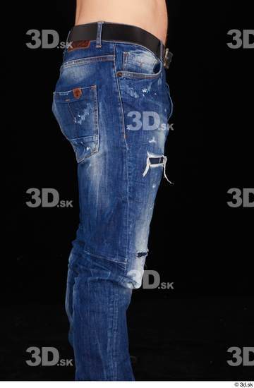 Lutro belt blue jeans casual dressed thigh  jpg