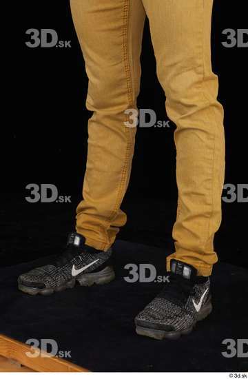 Lutro black sneakers calf casual dressed yellow jeans  jpg